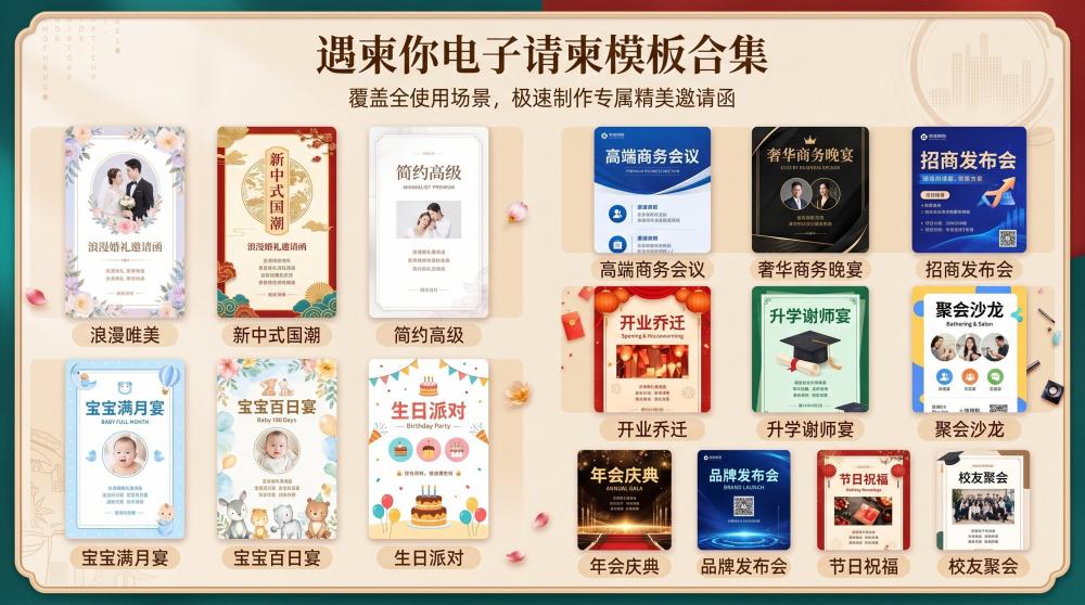 别再手动盘点亲友！线上转发请柬，彻底告别派发遗漏尴尬